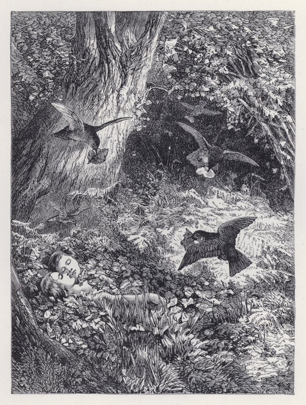 The Children in the Wood by Harrison William Weir