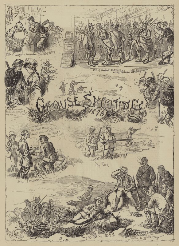 Grouse Shooting by Harry Furniss