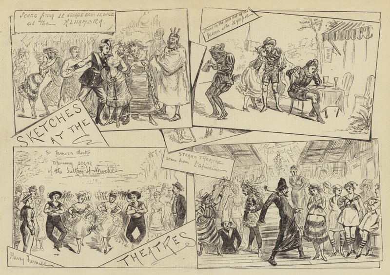 Sketches at the Theatres by Harry Furniss