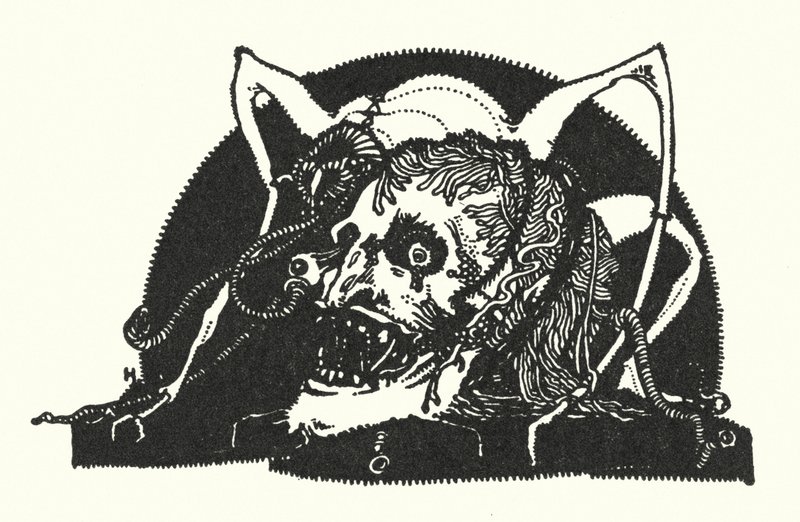 Edgar Allan Poe: Design motif by Harry Clarke