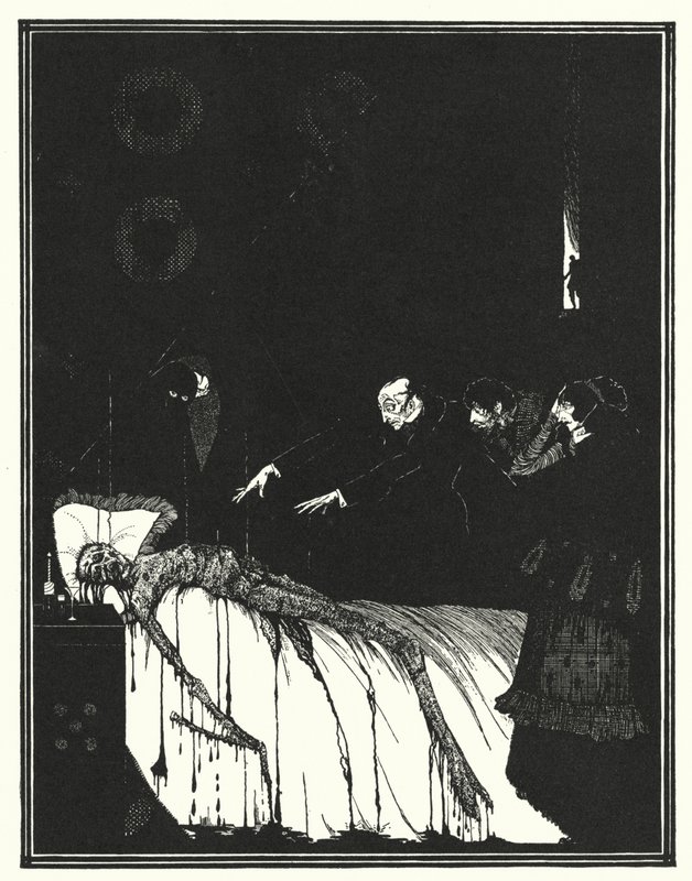 Edgar Allan Poe: The Oblong Box by Harry Clarke