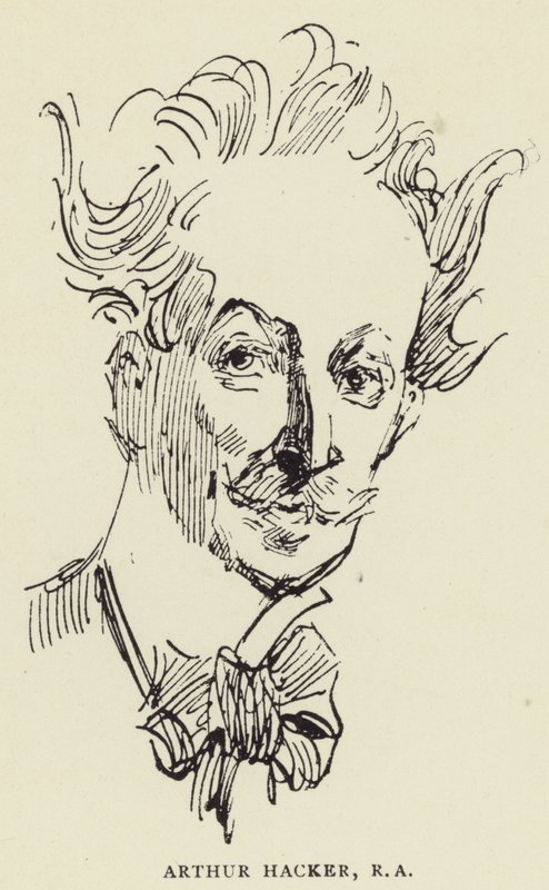 Arthur Hacker, RA by Harry Furniss