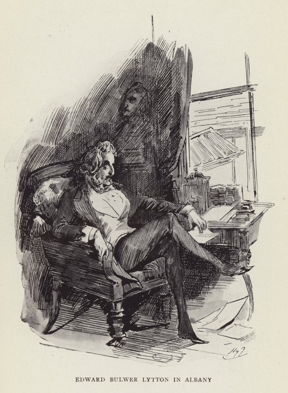 Edward Bulwer Lytton in Albany by Harry Furniss