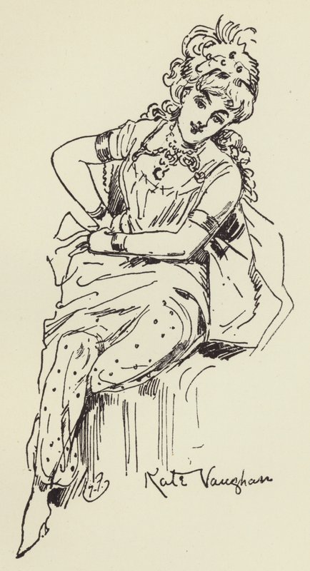 Kate Vaughan by Harry Furniss