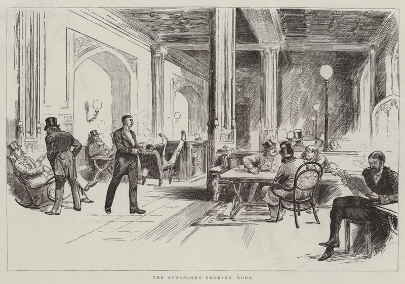 Life in Parliament, Strangers in the House by Harry Furniss