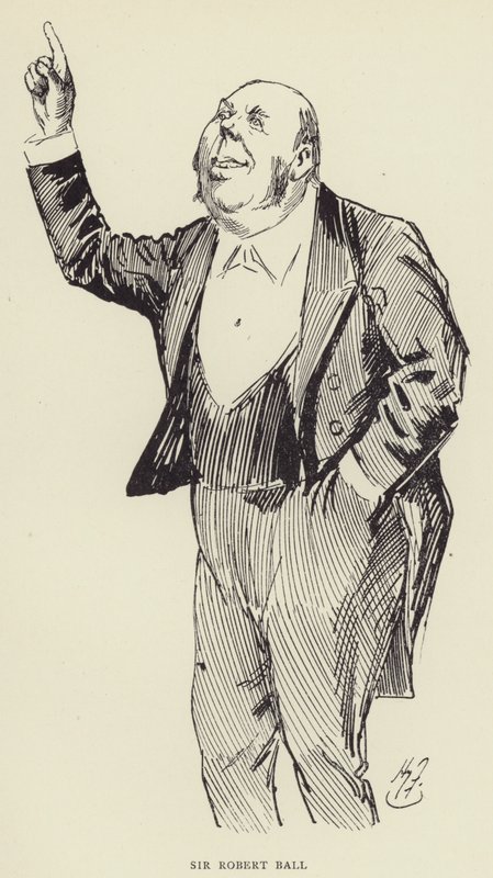 Sir Robert Ball by Harry Furniss