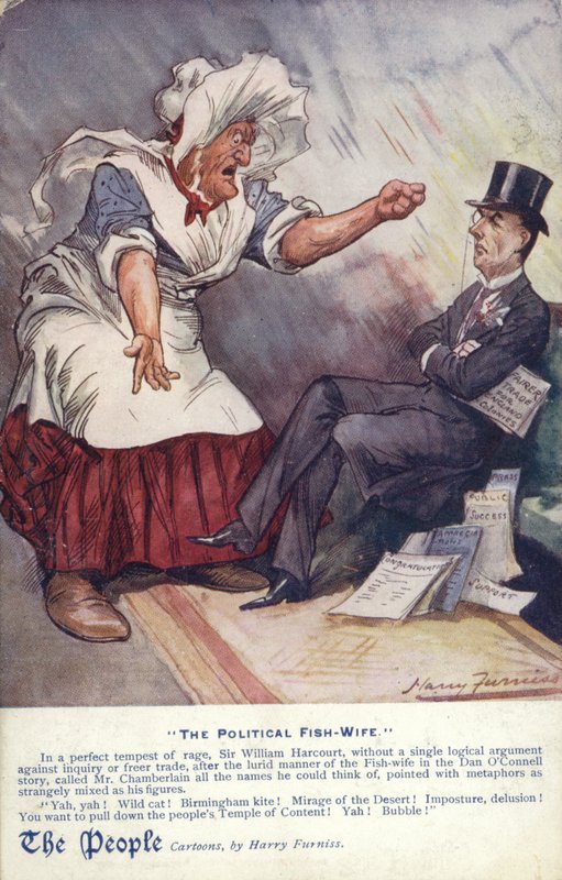 The Political Fish Wife by Harry Furniss