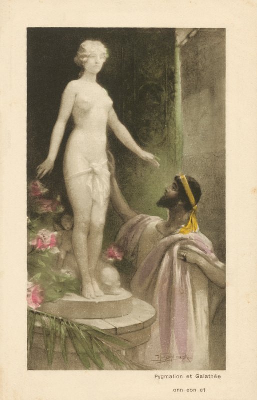 Pygmalion and Galatea by Heinrich Hans Schlimarski