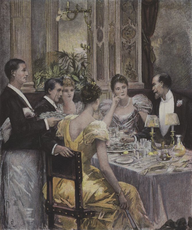 A Dinner Party by Henri Lafon
