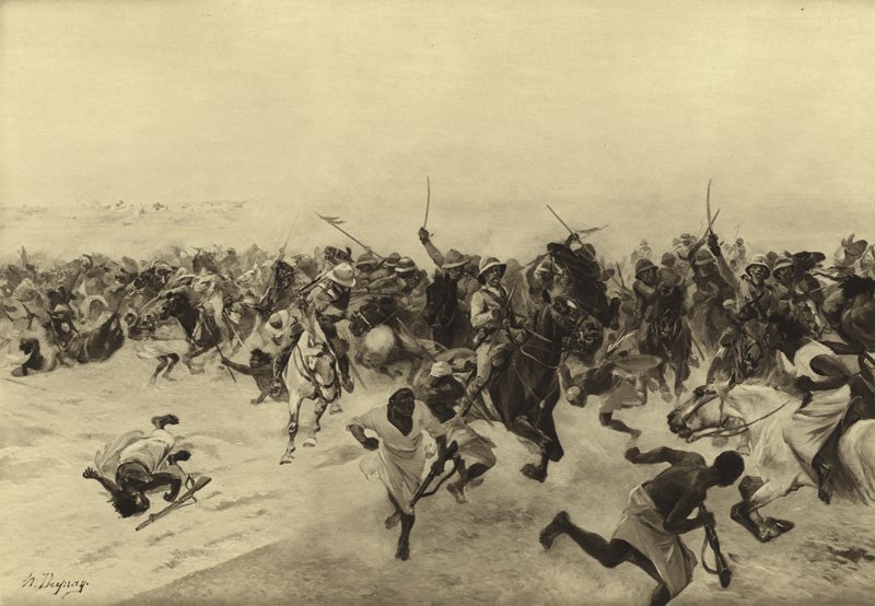 Battle of Omdurman, 1899 by Henri Louis Dupray