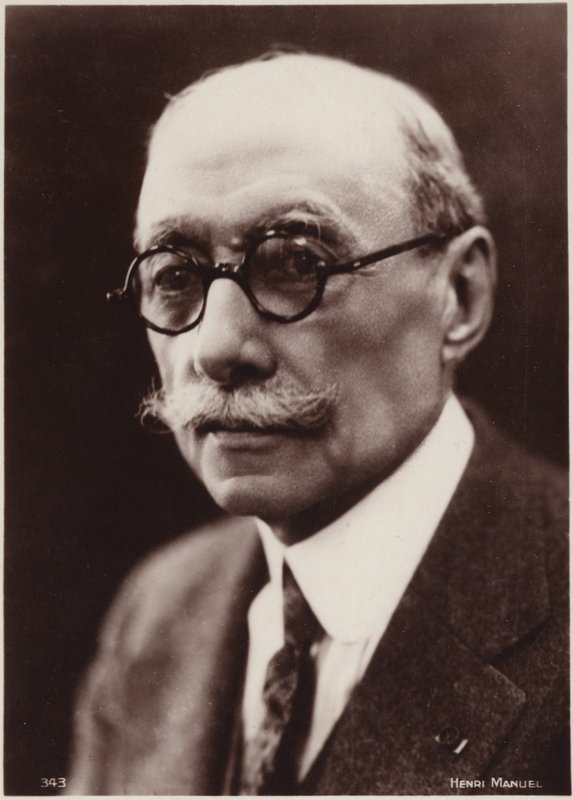 Portrait of Andre Messager by Henri Manuel