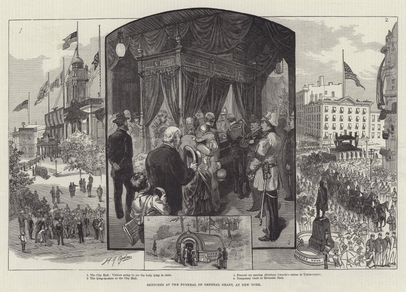 Sketches at the Funeral of General Grant, at New York by Henry Alexander Ogden