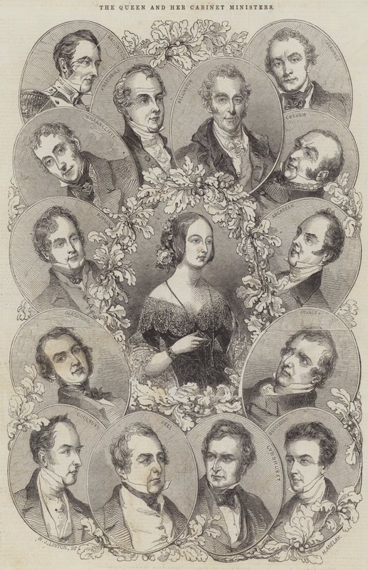 The Queen and Her Cabinet Ministers by Henry Anelay