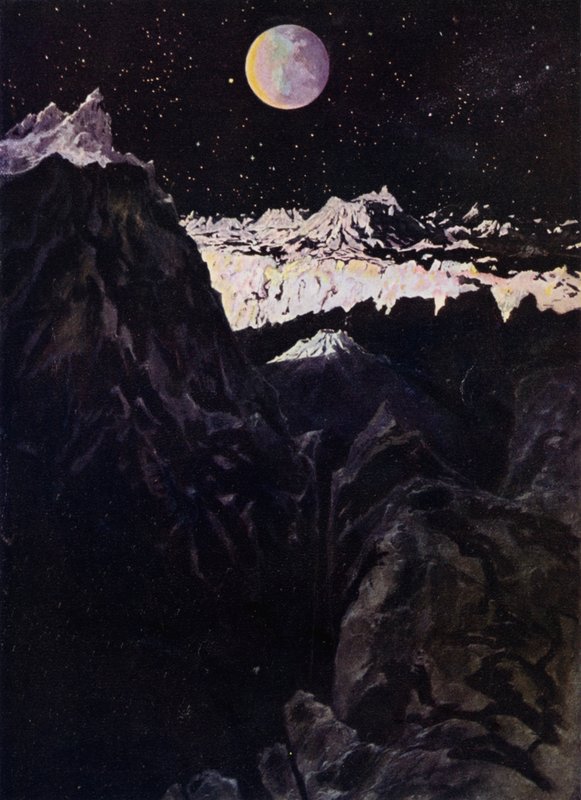 A Landscape on the Moon by Henry Charles Seppings Wright