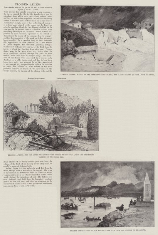 Flooded Athens by Henry Charles Seppings Wright