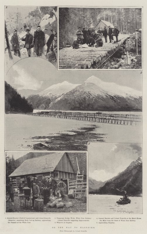 On the Way to Klondike by Henry Charles Seppings Wright