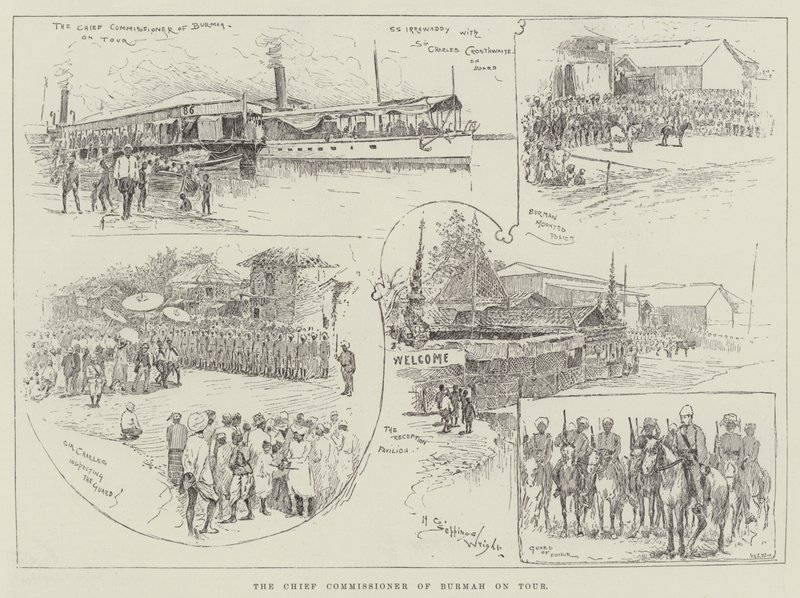 The Chief Commissioner of Burmah on Tour by Henry Charles Seppings Wright
