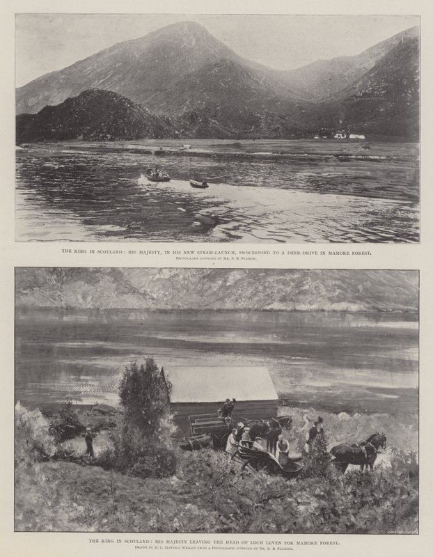 The King in Scotland by Henry Charles Seppings Wright