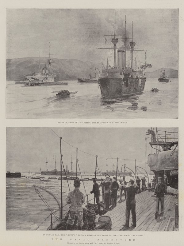 The Naval Manoeuvres by Henry Charles Seppings Wright