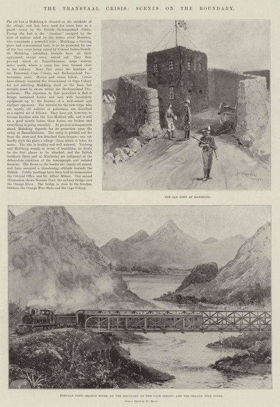 The Transvaal Crisis, Scenes on the Boundary by Henry Charles Seppings Wright