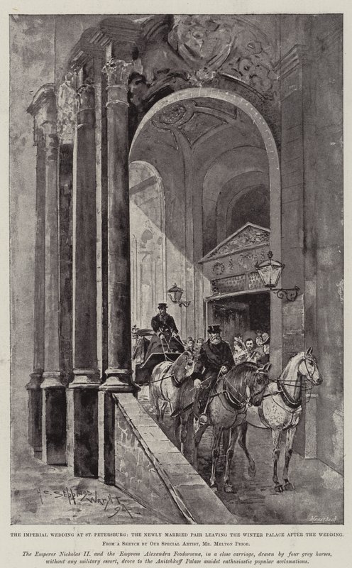 The Wedding of Nicholas II, Czar of Russia by Henry Charles Seppings Wright