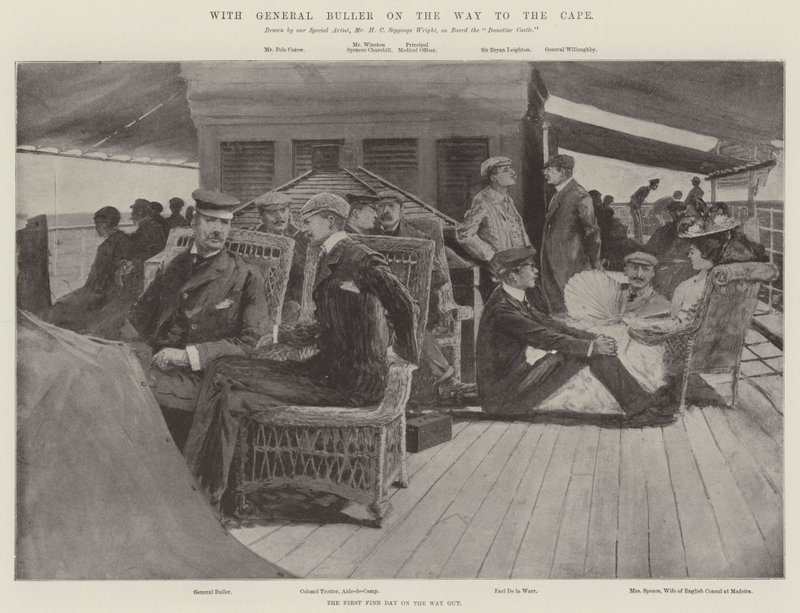 With General Buller on the Way to the Cape by Henry Charles Seppings Wright