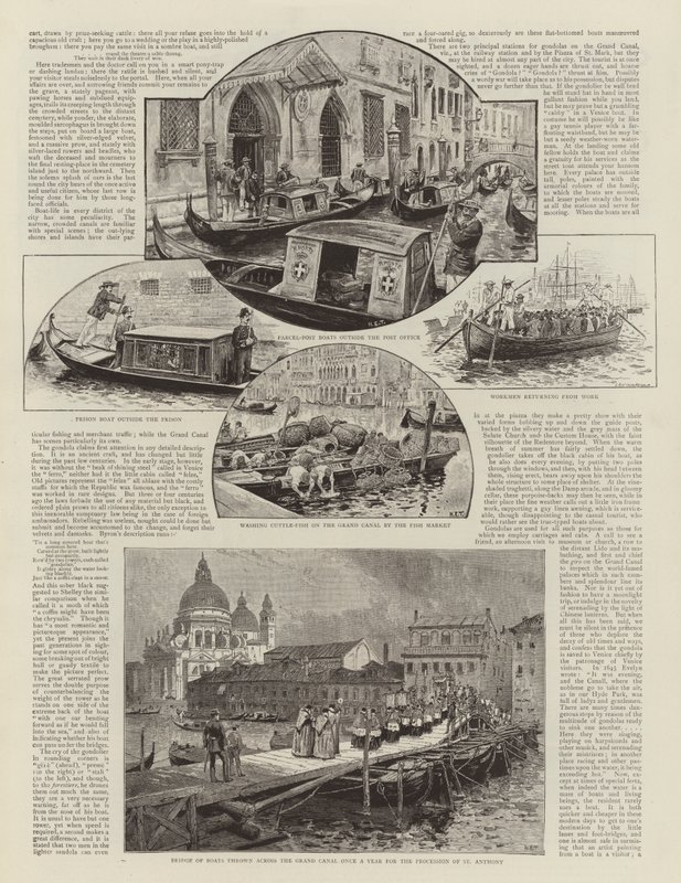 Boats of Venice by Henry Edward Tidmarsh