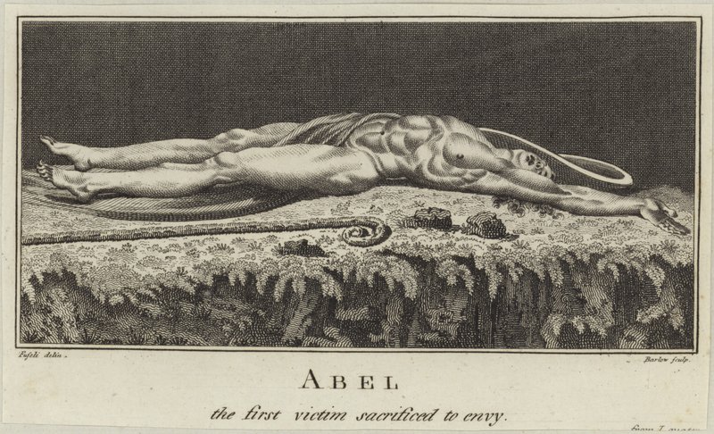 Abel, the First Victim Sacrificed to Envy by Johann Heinrich Füssli