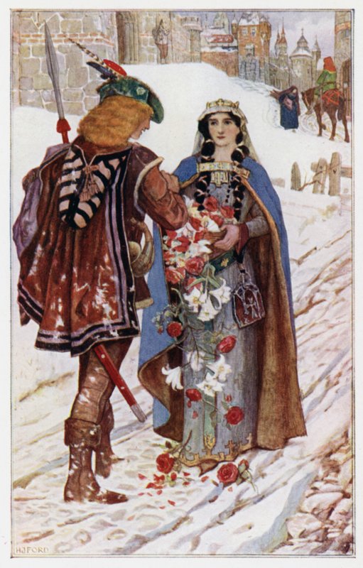 The Miracle of the Roses and Lilies by Henry Justice Ford