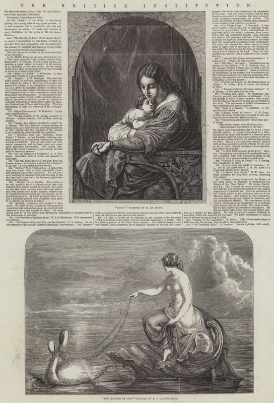 The British Institution by Henry Le Jeune