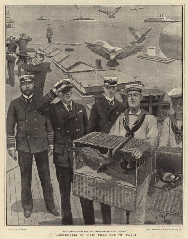 Messengers of War from the B Fleet by Henry Marriott Paget