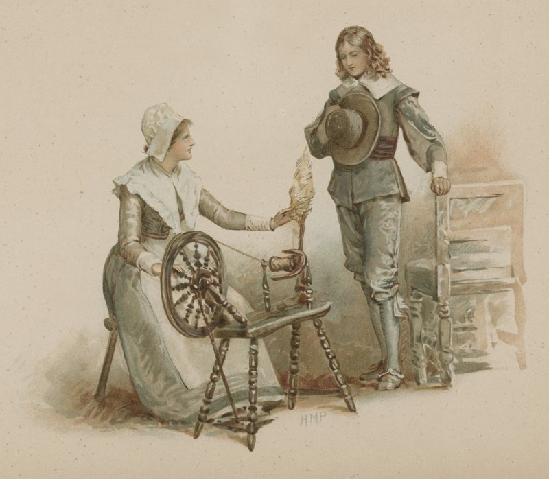 Miles Standish by Henry Marriott Paget