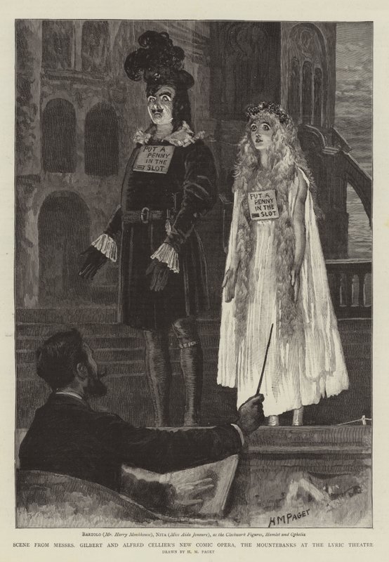 Scene from Messers Gilbert and Alfred Cellier
