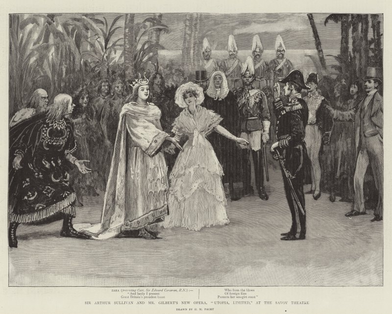 Sir Arthur Sullivan and Mr Gilbert