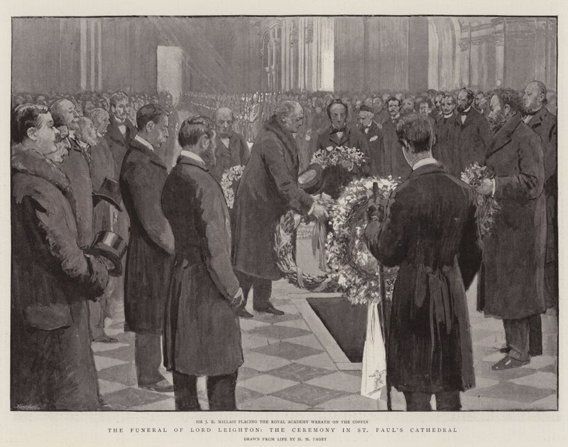 The Funeral of the Late Lord Leighton, the Ceremony in St Paul