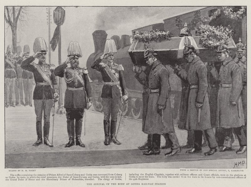 The Late Prince Alfred of Saxe-Coburg and Gotha by Henry Marriott Paget