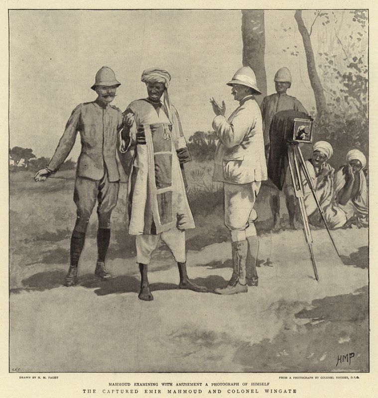 The Captured Emir Mahmoud and Colonel Wingate by Henry Marriott Paget