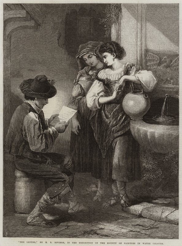 The Letter by Henry Parsons Riviere