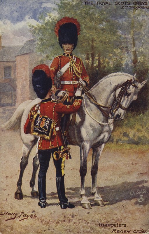The Royal Scots Greys by Henry Payne