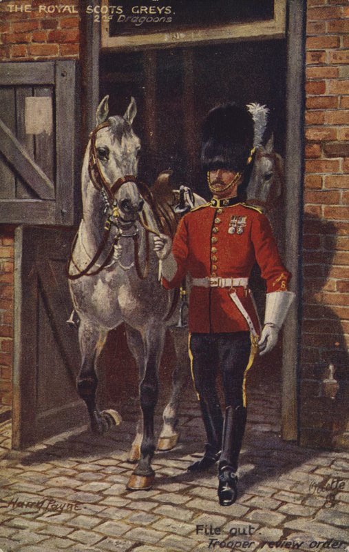 The Royal Scots Greys by Henry Payne