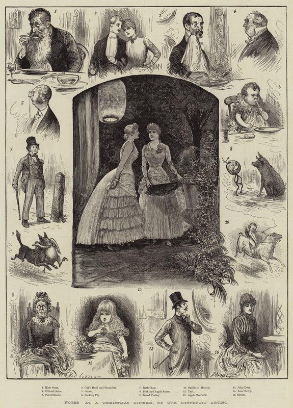 Notes at a Christmas Dinner by Henry Stephen Ludlow