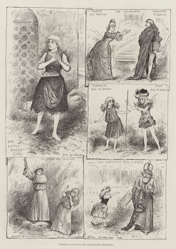 Tableaux Vivants at the Anglo-Danish Exhibition by Henry Stephen Ludlow