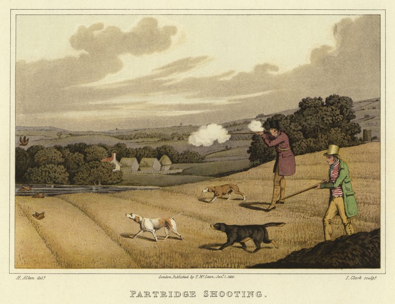 Partridge Shooting by Henry Thomas Alken