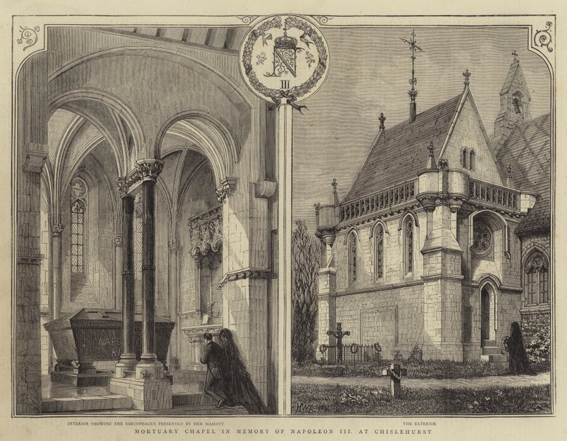Mortuary Chapel in Memory of Napoleon III at Chislehurst by Henry William Brewer