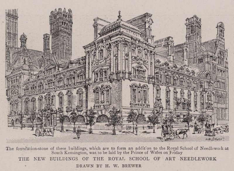 The New Buildings of the Royal School of Art Needlework by Henry William Brewer