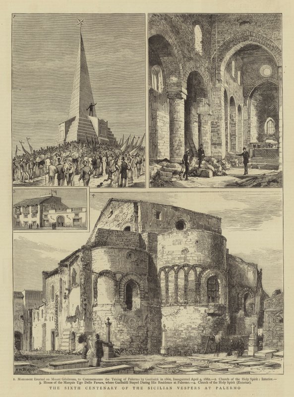 The Sixth Centenary of the Sicilian Vespers at Palermo by Henry William Brewer