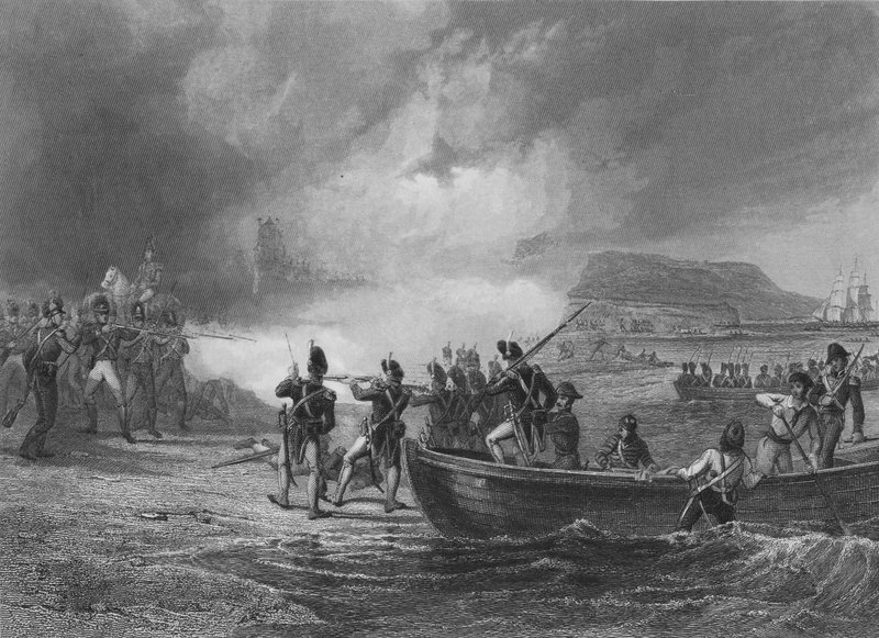 Attempt by the French Fleet to Land at Bantry Bay, Cork, 1796 by Henry after Warren