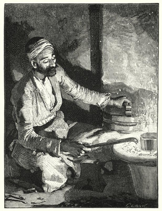 An Eastern Silversmith by Henry Andrew Harper