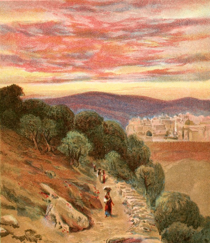 Mount of Olives and Jerusalem by Henry Andrew Harper