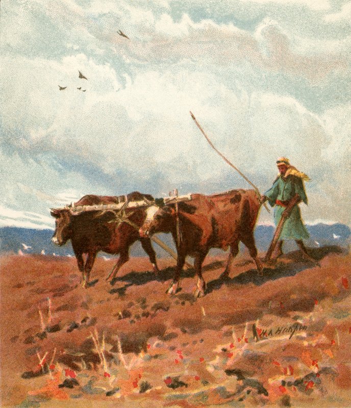 Ploughing by Henry Andrew Harper